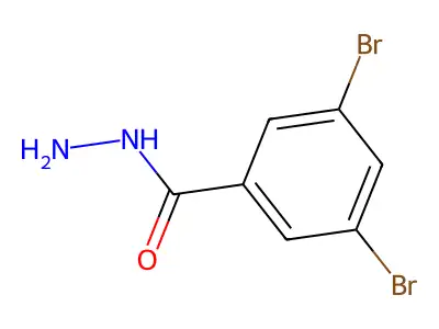 3,5-Dibromobenzohydrazide structure