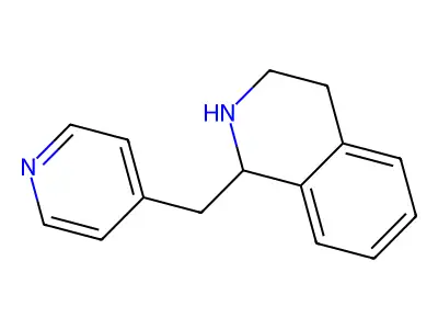 1-(4-Pyridylmethyl)-1,2,3,4-tetrahydroisoquinoline structure