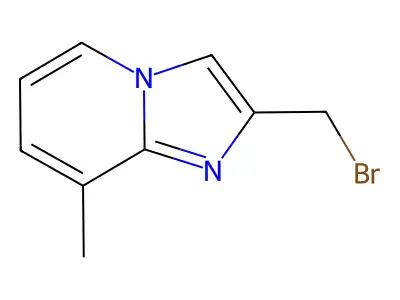 2-(Bromomethyl)-8-methylimidazo[1,2-a]pyridine structure