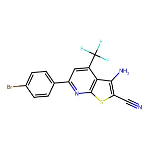 C15H7BrF3N3S structure