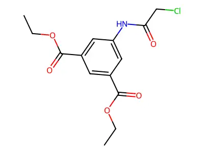 1,3-Diethyl 5-(2-chloroacetamido)benzene-1,3-dicarboxylate structure