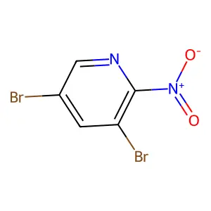3,5-Dibromo-2-nitropyridine structure