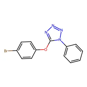 5-(4-Bromophenoxy)-1-phenyltetrazole structure