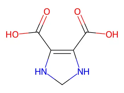 2,3-dihydro-1H-imidazole-4,5-dicarboxylic Acid structure