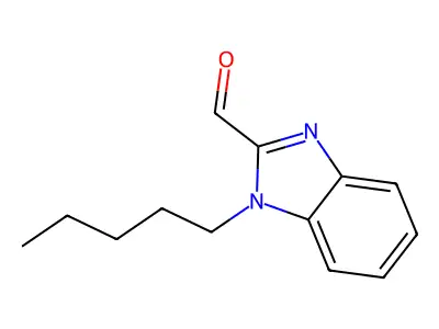 1-Pentyl-1H-benzimidazole-2-carbaldehyde structure