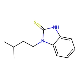 1-(3-Methyl-butyl)-1H-benzoimidazole-2-thiol structure