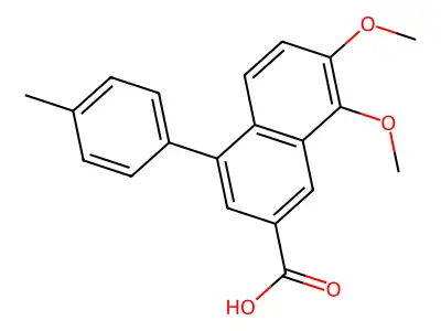 7,8-dimethoxy-4-(4-methylphenyl)naphthalene-2-carboxylic Acid structure