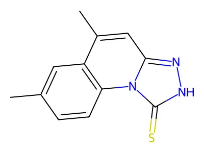 5,7-Dimethyl-[1,2,4]triazolo[4,3-a]quinoline-1-thiol structure