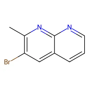 3-Bromo-2-methyl-1,8-naphthyridine structure