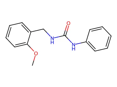 N-(2-methoxybenzyl)-N'-phenylurea structure
