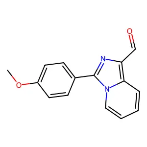 3-(4-Methoxyphenyl)imidazo[1,5-a]pyridine-1-carbaldehyde structure