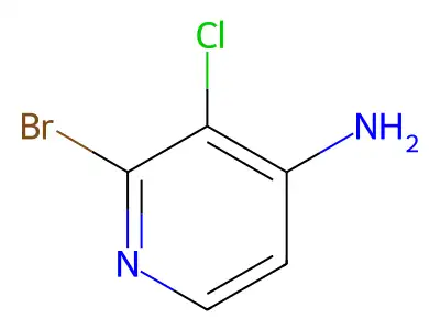 2-Bromo-3-chloropyridin-4-amine structure