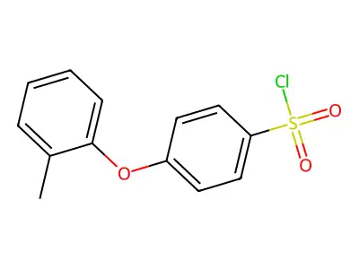 4-(2-Methylphenoxy)benzene-1-sulfonyl chloride structure