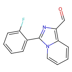 3-(2-Fluorophenyl)imidazo[1,5-a]pyridine-1-carbaldehyde structure