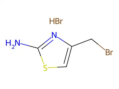 4-(Bromomethyl)thiazol-2-amine structure