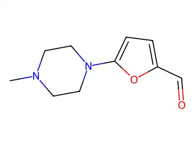 5-(4-Methylpiperazin-1-yl)-2-furaldehyde structure