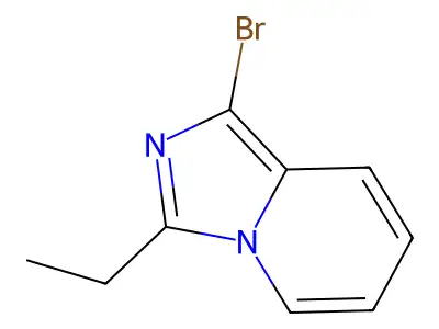 1-Bromo-3-ethylimidazo[1,5-a]pyridine structure