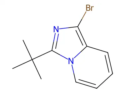 1-Bromo-3-tert-butylimidazo[1,5-a]pyridine structure