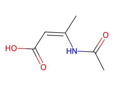 3-acetamidobut-2-enoic Acid structure
