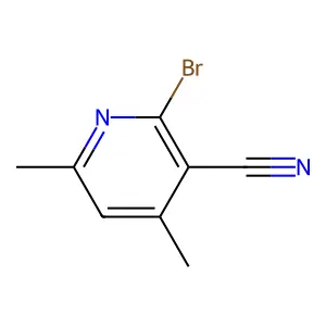 2-Bromo-4,6-dimethyl-nicotinonitrile structure