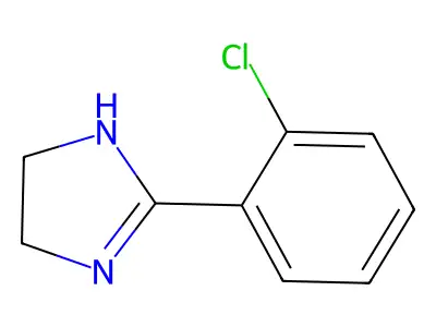 2-(2-chlorophenyl)-4,5-dihydro-1H-imidazole structure