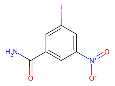 3-Iodo-5-nitrobenzamide structure