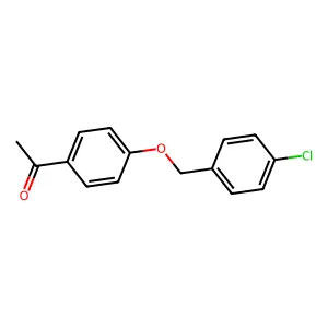 1-(4-((4-Chlorobenzyl)oxy)phenyl)ethanone structure