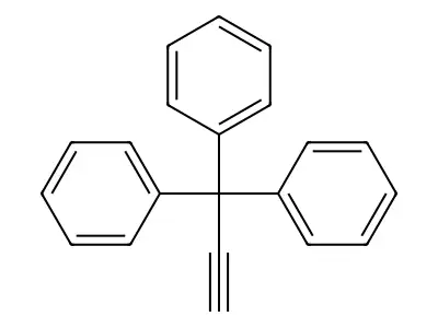 1,1-Diphenylprop-2-ynylbenzene structure