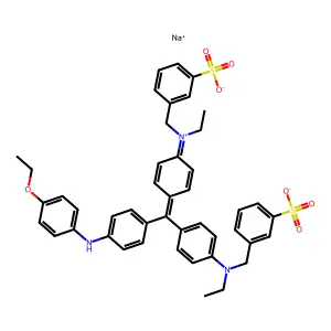 考马斯亮蓝 structure