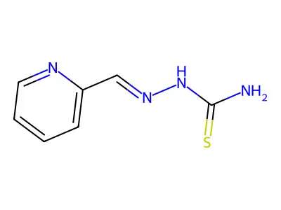 Pyridine-2-carbaldehyde thiosemicarbazone structure