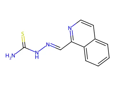 1-Formylisoquinoline thiosemicarbazone structure