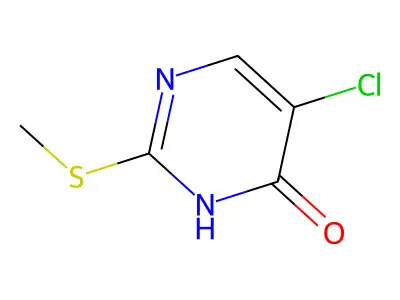 5-Chloro-2-(methylthio)pyrimidin-4-ol structure