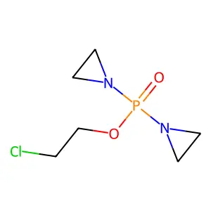 2-Chloroethyl bis[(aziridin-1-yl)]phosphinate structure