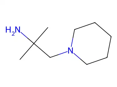 2-Methyl-1-(piperidin-1-yl)propan-2-amine structure