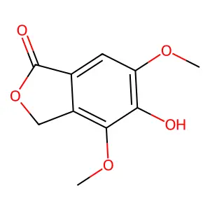 1(3H)-Isobenzofuranone, 4,6-dimethoxy-5-hydroxy- structure