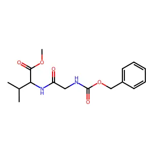 Methyl N-[(benzyloxy)carbonyl]glycylvalinate structure