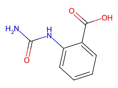 2-(carbamoylamino)benzoic Acid structure