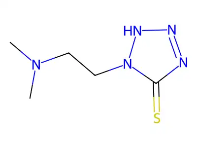 1-(2-(dimethylamino)ethyl)-1,2-dihydro-5H-tetrazole-5-thione structure
