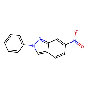 6-Nitro-2-phenyl-2H-indazole structure