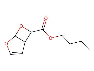 2,7-Dioxabicyclo[3.2.0]hept-3-ene-6-carboxylic acid, butyl ester structure