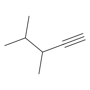 3,4-Dimethyl-1-pentyne structure