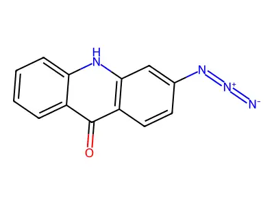 9(10H)-Acridinone, 3-azido- structure