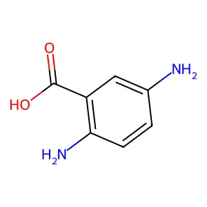 2,5-Diaminobenzoic Acid structure
