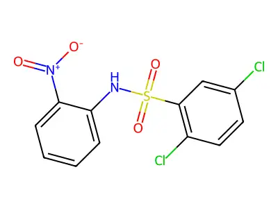 Benzenesulfonamide, 2,5-dichloro-N-(2-nitrophenyl)- structure