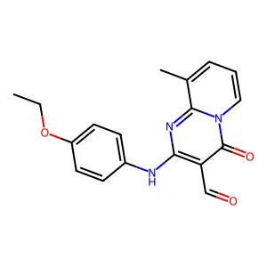 2-[(4-ethoxyphenyl)amino]-9-methyl-4-oxo-4H-pyrido[1,2-a]pyrimidine-3-carbaldehyde structure