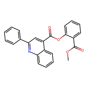 2-(Methoxycarbonyl)phenyl 2-phenylquinoline-4-carboxylate structure