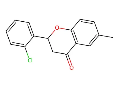2-(2-Chlorophenyl)-6-methylchroman-4-one structure