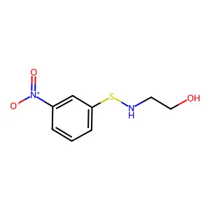 2-{[(3-Nitrophenyl)sulfanyl]amino}ethan-1-ol structure