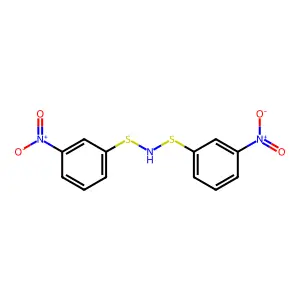 双[(3-硝基苯基)硫基]胺 structure