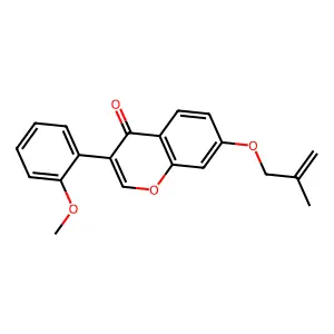 3-(2-Methoxyphenyl)-7-(2-methylprop-2-enoxy)chromen-4-one structure